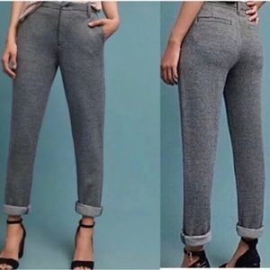 CARTONNIER Anthropologie Burlington Wool Blend Knit Pants 27